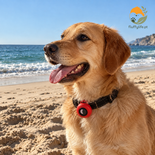 Soporte para etiqueta GPS Golden Retriever